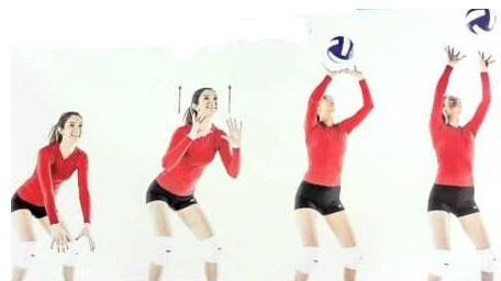 Dengan posisi lutut harus mengeper saat melangkah. Materi Teknik Dasar Bola Voli Mapel PJOK kelas 11 SMA/MA