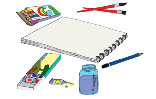 Alat yang bisa digunakan untuk teknik kering ini yaitu : Langkah-Langkah Membuat Gambar Cerita | Mikirbae