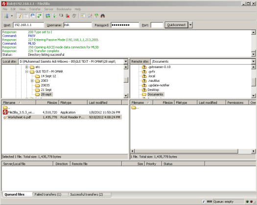 Hal ini dikarenakan proses kerja ftp dalam melakukan komunikasi data berjalan pada port 21 dan menggunakan protocol tcp (transmission . Administrasi Server Administrasi Server Halaman Sampul Penulis Wismanu Editor Materi Siyamta Editor Bahasa Ilustrasi Sampul Desain Ilustrasi Buku Pppptk Boe Malang Hak Cipta C 2013 Kementerian Pendidikan Kebudayaan Milik