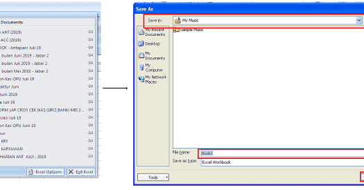 2.1 bekerja dengan file excel di drive. Cara Menyimpan File Excel Dengan Menu Save Dan Save As Adhe Pradiptha