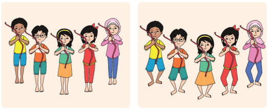 Tari saman dengan menggunakan pola lantai garis lurus. Materi Sekolah Contoh Lantai Gerak Tari Halaman 109 Materi Sekolah Indonesia