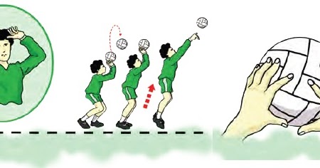 Posisi telapak tangan yang benar pada saat melakukan passing atas bolavoli . Teknik Dasar Passing Atas Pada Permainan Bola Voli Teknik Dasar Olahraga