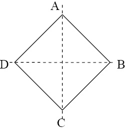 Tentukan jumlah simetri lipat dari bangun datar pada gambar di samping. Simetri Lipat