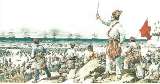 Adanya berita yang menyebutkan bahwa agama kristen masuk ke indonesia. Perang Tondano