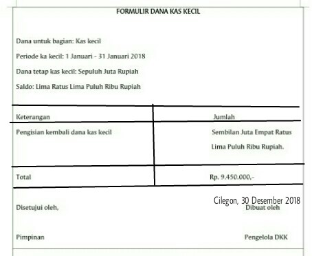 Transaksi pengeluaran kas mendapat otorisasi dari pejabat yang berwenang dengan menggunakan dokumen bukti kas keluar. Bukti Transaksi Dana Kas Kecil Beserta Gambarnya