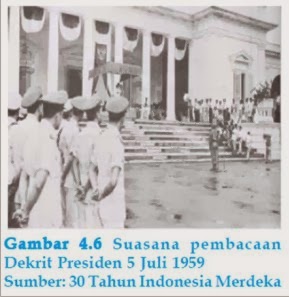 Melalui dekrit presiden tersebut dan atas persetujuan kabinet karya . Dekrit Presiden 5 Juli 1959 Dan Pengaruhnya Ss Belajar