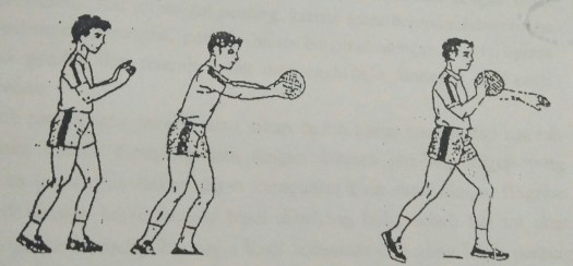 Operan ini tidak terlalu akurat namun berguna pada fast break. Gerak Dan Teknik Dasar Permainan Bola Tangan Penjaskes