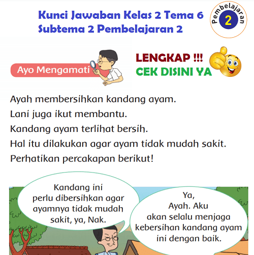 Misalnya adalah memperhatikan penjelasan dari guru, mengerjakan tugas atau membaca . Lengkap Kunci Jawaban Tematik Kelas 2 Tema 6 Subtema 2 Pembelajaran 2 Simple News Kunci Jawaban Lengkap Terbaru