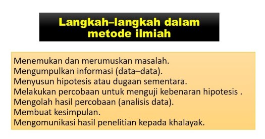 Saat conan menjelaskan kejahatan pelaku, hal ini dilakukan melalui sebuah proses yang dinamakan pengamatan. Langkah Langkah Metode Ilmiah Untuk Memecahkan Masalah Bsb