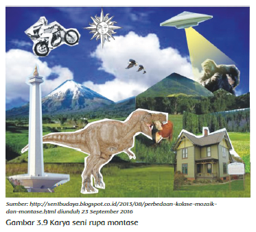 Apa perbedaan karya montase, kolase, mozaik, dan aplikasi? Cara Membuat Karya Seni Montase Kolase Mozaik Dan Karya Aplikasi Artikel Guru