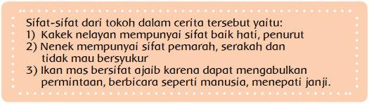 Unsur cerita fiksi dapat bersumber dari watak, plot, tema, setting, dan sebagainya (sumardjo, 1984: Nelayan dan Ikan Mas (Halaman 143) - BELAJAR KURIKULUM 2013