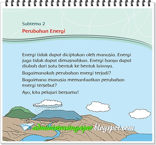 Perubahan energi dari listrik menjadi gerak,contohnya kipas angin. Tuliskan Tiga Peristiwa Perubahan Energi Yang Terjadi Sehari Hari Sketsa