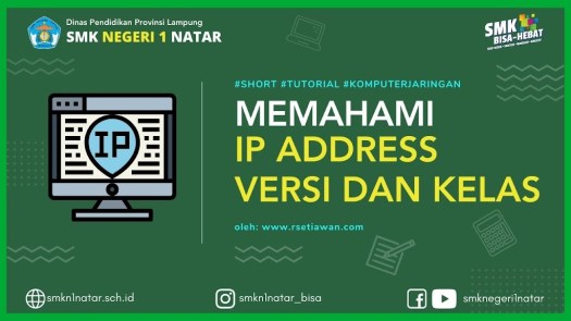 Let's learn more about ip. Ip Address Versi Kelas Tipe Static Dynamic Materi Teknik Komputer Jaringan Mikrotik Linux Server Rpp Modul Jobsheet