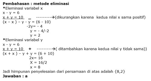 Dari ketiga contoh persamaan berikut manakah yang termasuk . Soal Persamaan Linear Dua Variabel Spldv Plus Kunci Jawaban Juragan Les