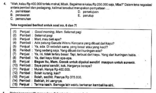 Pada dasarnya, menulis menulis kerangka sebuah debat tidak jauh berbeda dengan kerangka. Kunci Jawaban Bahasa Indonesia Kelas 10 Semester 2 Tentang Negosiasi 18 Kunci Jawaban Bahasa Indonesia Kelas 10 Semester 2 Tentang Negosiasi Hasil Revisi