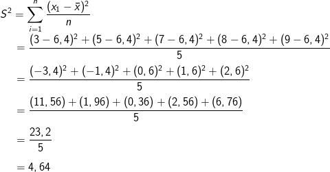 Simpangan baku dari data 4, 6, 8, 2, 5 adalah. Rumus Simpangan Rata Rata Variansi Simpangan Baku Data Tunggal Dan Contohnya Bachtiarmath Com