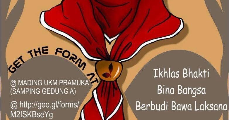 Poster adalah suatu karya seni grafis yang mengandung gambar dan tulisan serta berfungsi untuk menyampaikan pesan kepada banyak . Poster Tema Pramuka | Contoh Poster