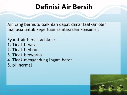 Apalagi saat ini banyak virus penyakit yang bisa tersebar dengan . Humas Pdam Tkr Kabupaten Tangerang Syarat Air Bersih