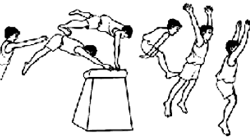 Lompat kangkang merupakan gerakan melompat dalam posisi kaki terbuka lebar (mengangkang) untuk melewati peti loncat. Pengertian Dan Teknik Dasar Lompat Kangkang Straddle Vault Penjasorkes