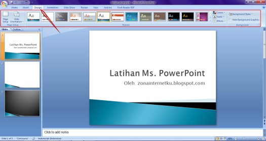Cara belajar power point dengan cepat. Cara Mengatur Tampilan Slide Pada Microsoft Powerpoint 2007 Zona Internetku