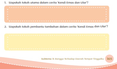 Sikap apakah yang tecermin pada tokoh utama dalam cerita 'kendi emas dan ular'? Soal Pintar Kunci Jawaban Tematik Tema 8 Kelas 4 Hal 165 166 Ayo Membaca
