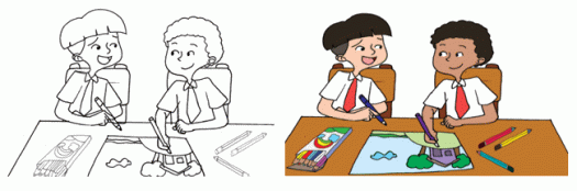 Gagasan ilustrasi harus bersumber dari materi yang akan diilustrasikan. Langkah Langkah Membuat Gambar Cerita Mikirbae Com