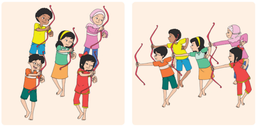 Tarian rakyat dan tarian tradisional banyak yang menggunakan pola jenis ini. Pola Lantai Gerak Tari Halaman 109 Belajar Kurikulum 2013