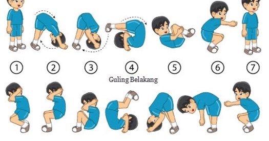 Yang sering dilakukan saat melakukan gerakan guling depan adalah berikut. Mengenal Teknik Dan Bentuk Senam Lantai Bu Guru Maya