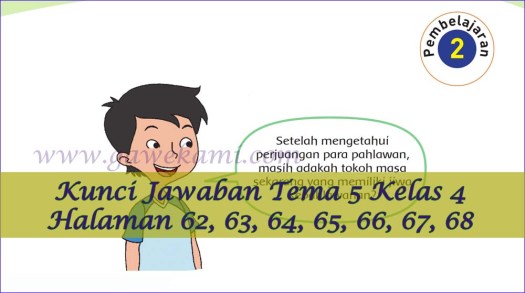Sederhana, tidak patah semangat, mampu berdiri diatas kaki . Kunci Jawaban Buku Siswa Tema 5 Kelas 4 Subtema 2 Halaman 62 63 64 65 66 67 68 Gawe Kami
