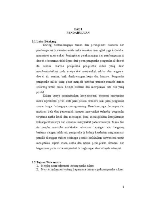 Get Sebutkan Hal-Hal Yang Harus Ada Dalam Laporan Wawancara&nbsp;Images