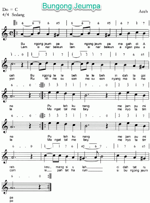 Contoh lagu yang menggunakan tanda tempo moderato . Menyanyikan Lagu Daerah Dan Lagu Wajib Dengan Iringan Mikirbae Com