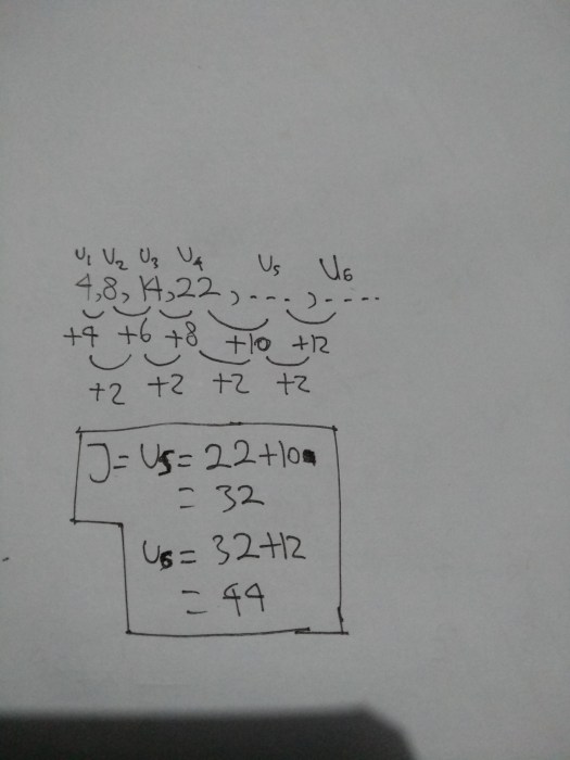 Download Dua Suku Berikutnya Dari Pola 4 8 14 22 Adalah
&nbsp;Pics