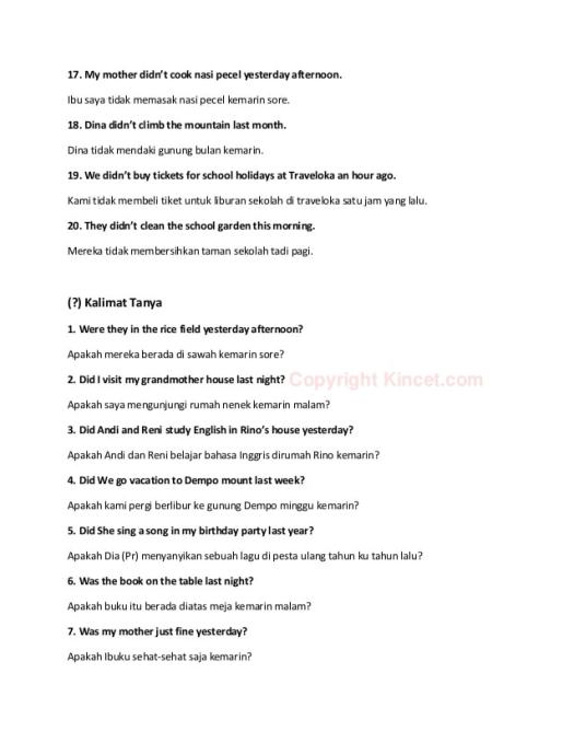 16+ Contoh Kalimat Simple Present Tense Positif, Negatif Dan Tanya
&nbsp;Gif