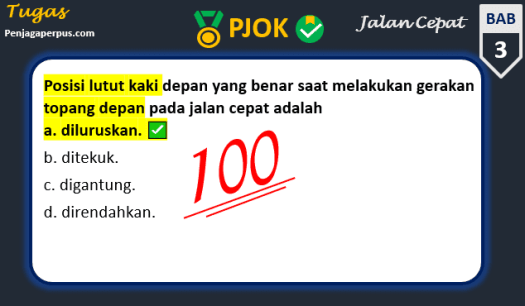 View Posisi Lutut Kaki Depan Yang Benar Saat Melakukan Gerakan Topang Depan Pada Jalan Cepat Adalah
&nbsp;PNG