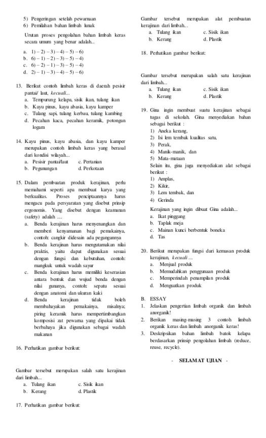 Download Berikut Ini Jenis Kerajinan Yang Dapat Dibuat Dari Pecahan Keramik Kecuali
Images