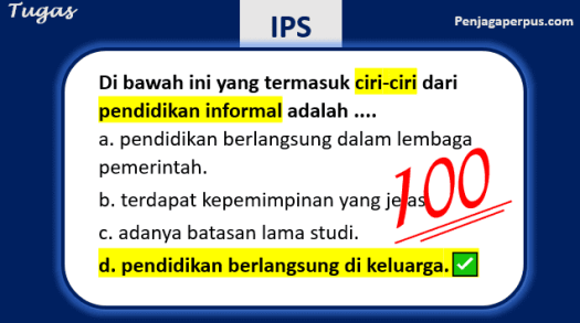 Download Di Bawah Ini Yang Termasuk Ciri-Ciri Dari Pendidikan Informal Adalah …. * PNG