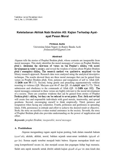 Get Perilaku Nabi Ibrahim Yang Perlu Kita Teladani Dalam Hal Akidah Adalah
&nbsp;Pics