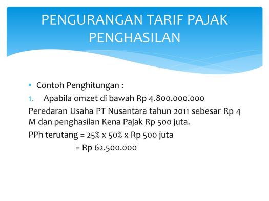 Get Dasar Perhitungan Untuk Menentukan Besarnya Pajak Penghasilan Yang Terutang Adalah&nbsp;Pictures