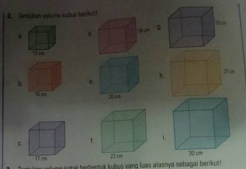 29+ Tentukan Volume Kotak Berbentuk Kubus Yang Luas Alasnya Sebagai Berikut
&nbsp;Background