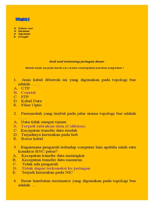View Jenis Kabel Dibawah Ini Yang Digunakan Pada Topologi Bus Adalah
&nbsp;Pics