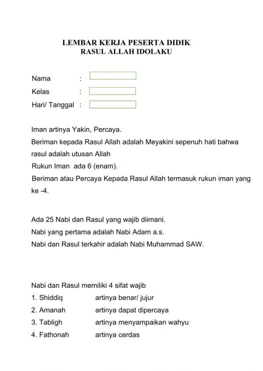 Download Beriman Kepada Nabi Dan Rasul Termasuk Rukun Iman Yang Ke
&nbsp;Gif