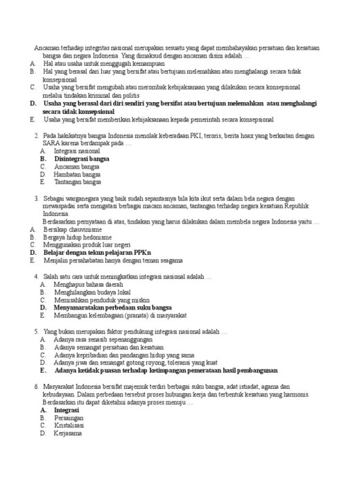 Get Dibawah Ini Yang Bukan Merupakan Faktor Pendukung Tercapainya Integrasi Nasional Adalah
&nbsp;Background