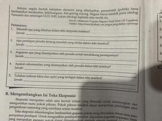 Get Apakah Gagasan Atau Pendapat Yang Disampaikan Penulis Dalam Teks Tersebut
&nbsp;Pics