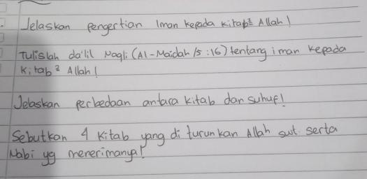 47+ Sebagai Orang Yang Beriman Kepada Kitab Allah Berarti Kita Harus
&nbsp;Pics