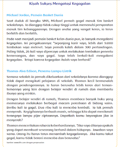 Tantangan apa saja yang dihadapi michael jordan dan thomas alva edison untuk meraih mimpinya? Tema 6 Cita Citaku Subtema 1 Aku Dan Cita Citaku Pb 5