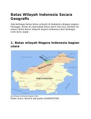 View Secara Geografis Batas Wilayah Indonesia Bagian Timur Berbatasan Dengan Negara
&nbsp;PNG