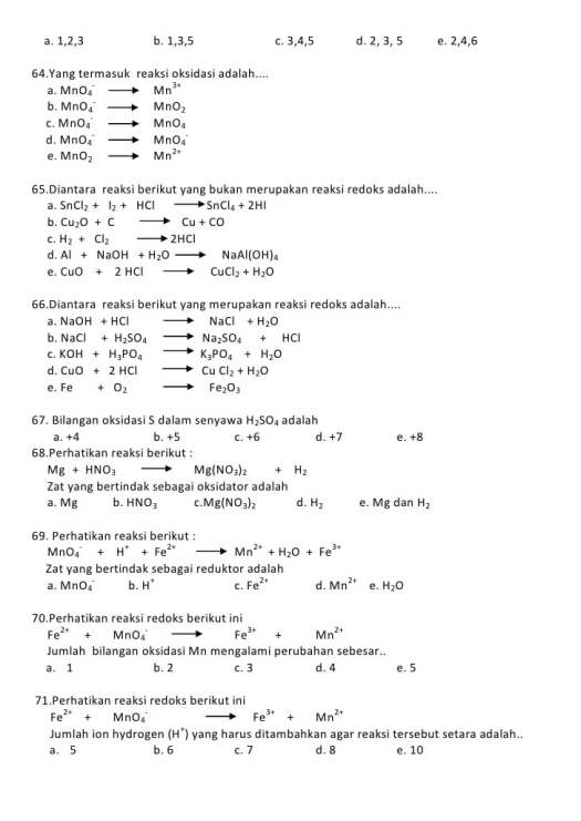 43+ Diantara Reaksi Reaksi Dibawah Ini Yang Merupakan Reaksi Redoks Adalah
&nbsp;PNG