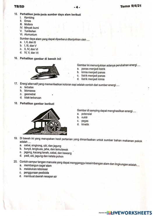 Get Sumber Daya Alam Yang Dimanfaatkan Untuk Bahan Makanan Pokok Adalah
&nbsp;Pics