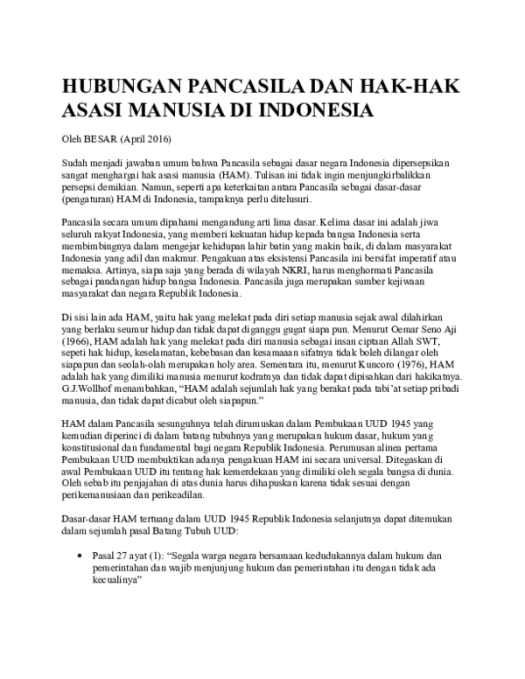 Get Bagaimana Keterkaitan Antara Hak Asasi Manusia Dengan Kewajiban Asasi Manusia Jelaskan PNG
