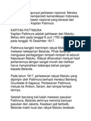 22+ Hal-Hal Positif Apa Yang Bisa Dicontoh Dari Pattimura
&nbsp;PNG